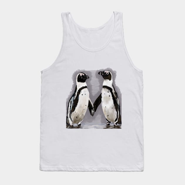 Just a penguin couple Tank Top by The Philosophical Monkey